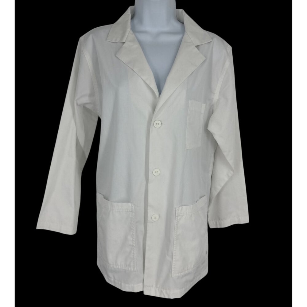 Carhartt C70006 Unisex Long Sleeve Button Front Poplin Coat Size S